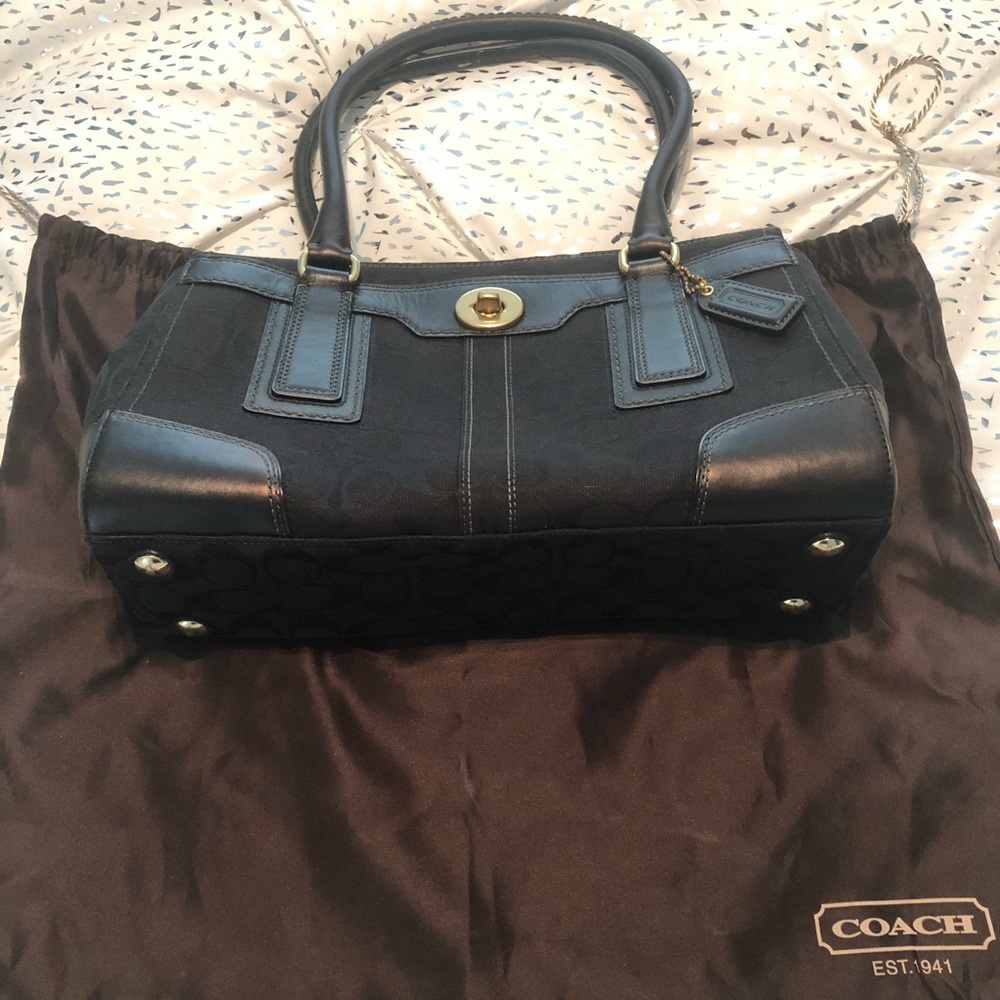 Classic COACH Signature Jacquard Handbag w/dustbag